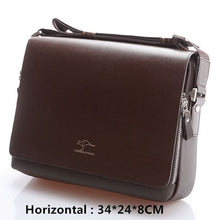 Load image into Gallery viewer, New Arrived luxury Brand men's messenger bag Vintage leather shoulder bag Handsome crossbody bag handbags Free Shipping