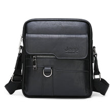 Load image into Gallery viewer, JEEP BULUO Luxury Brand Men Messenger Bags Crossbody Business Casual Handbag Male Spliter Leather Shoulder Bag Large Capacity